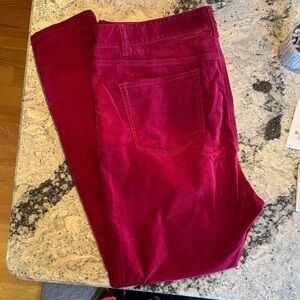 Vineyard Vines Women's Vibrant Red Skinny Jeans